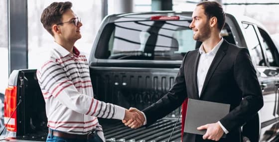 A clean and modern car workshop